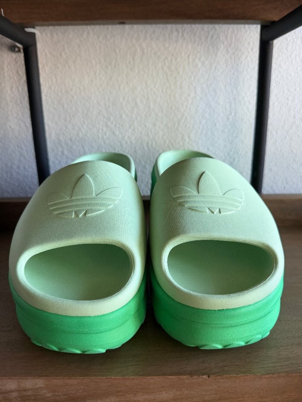 ADIDAS Adifom Stan Smith platform slides in Energy Green Various Sizes - Picture 2 of 6